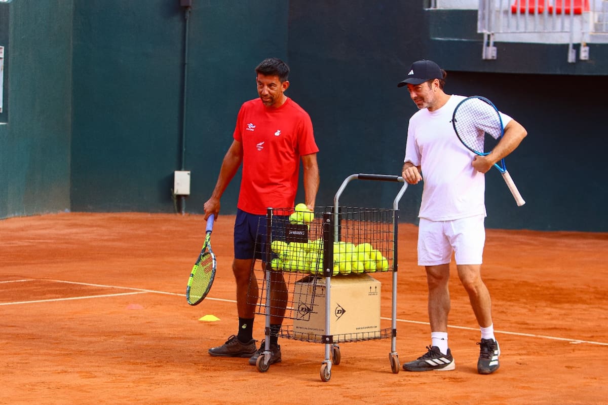El extenista dio a conocer su admiración por Nicolás Massú. Foto: Prensa Copa Davis.
