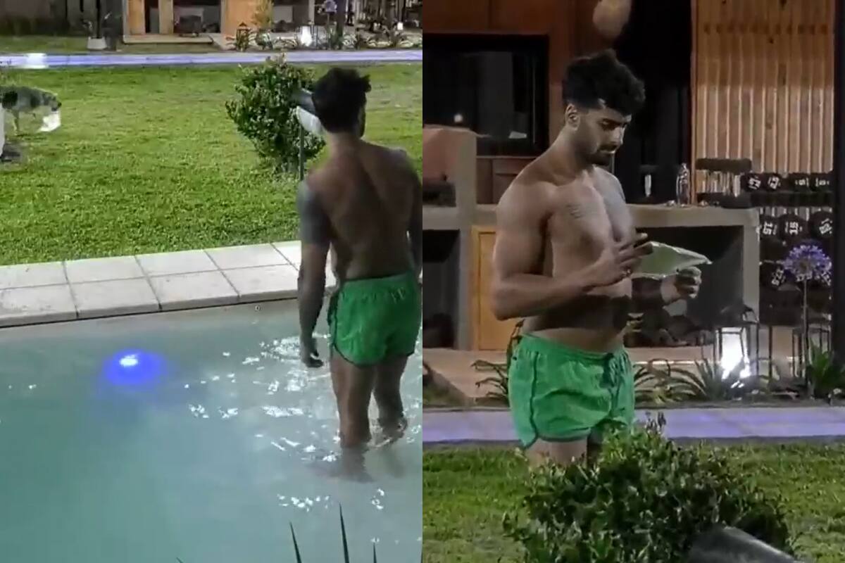 El modelo recibió un mensaje de Bigote en uno de sus últimos días en "Gran Hermano" Chile.