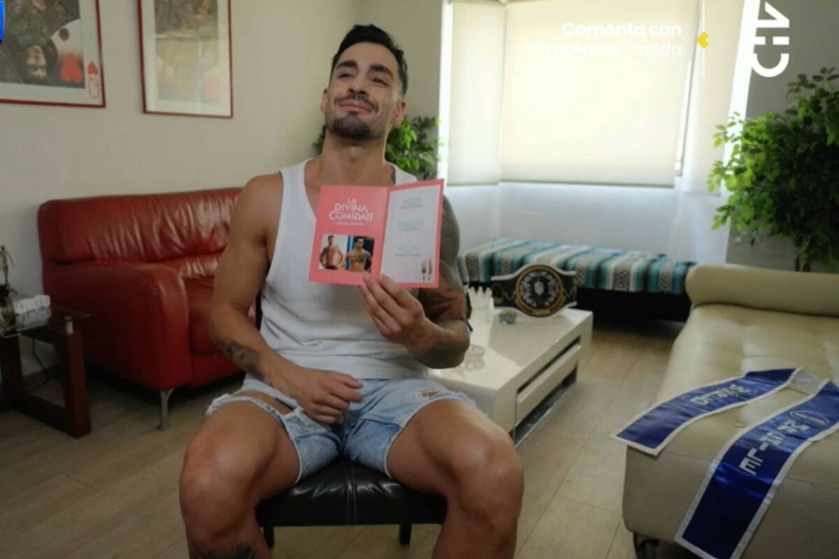 El participante de La Divina Comida mostrando parte de su hogar.