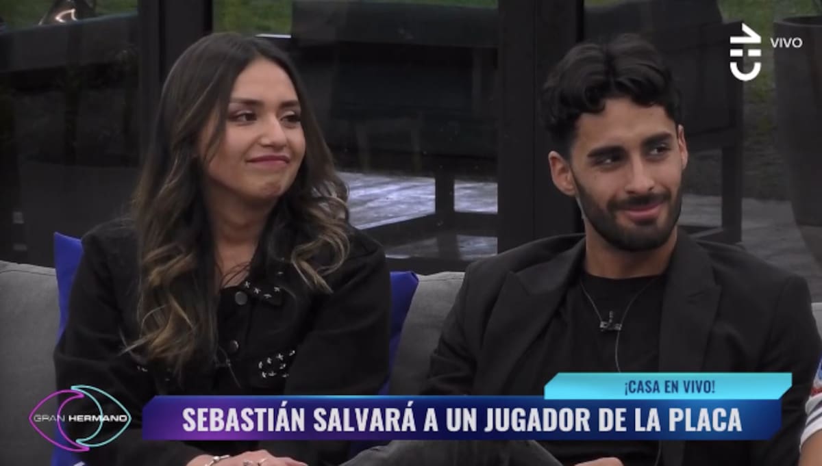 Jorge Aldoney junto a su expareja. Foto: CHV.