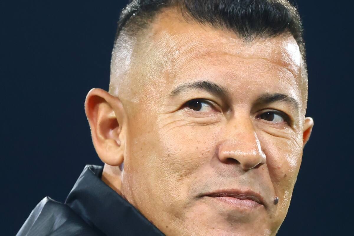 , entrenador de Colo Colo. Foto: Agencia Aton.