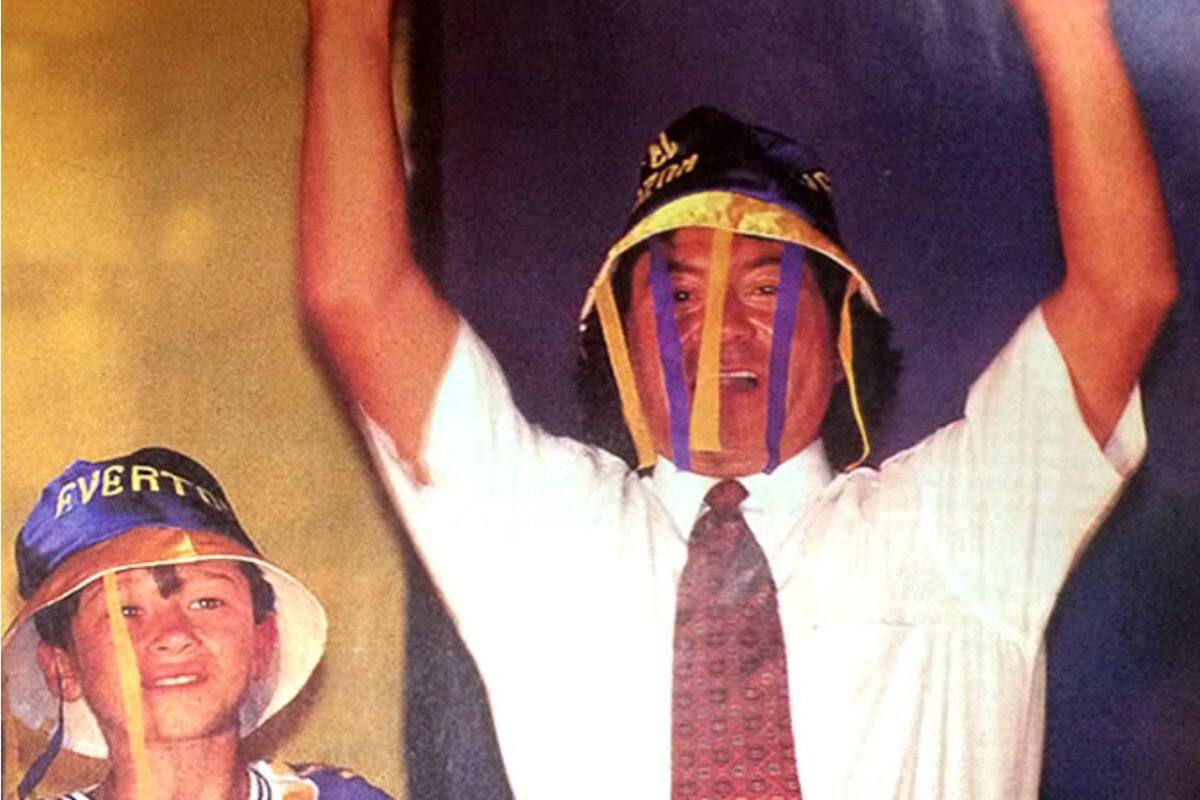Jorge Castillo, el presidente que en 1996 dejó todo patas arriba en Everton. Foto: Eforé.