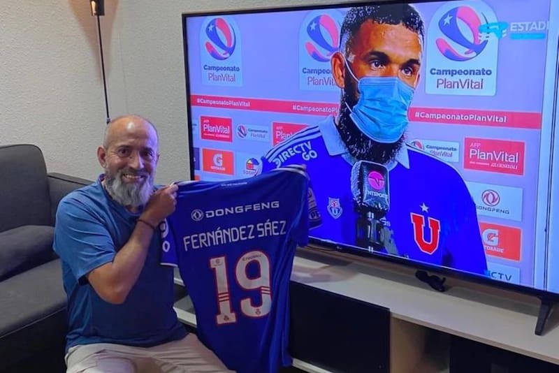 El padre de Ronnie Fernández discutió con hinchas de la U. Foto: Instagram.