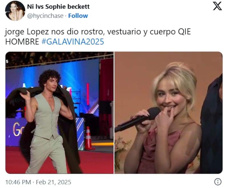 El paso del actor por la alfombra roja dejó divertidas reacciones en redes sociales.