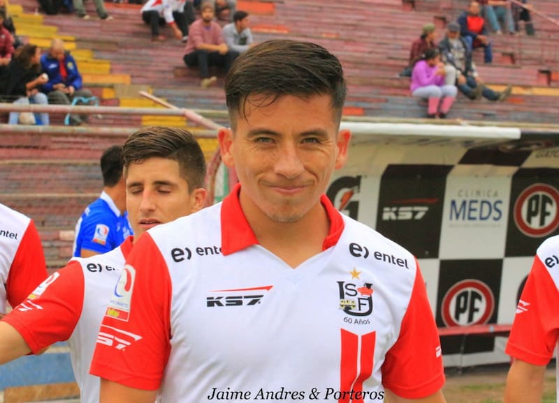 Jorge Orellana defendiendo los colores de Unión San Felipe