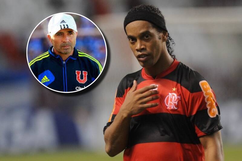 recordó charla con Ronaldinho tras partido de la U vs Flamengo en 2011.