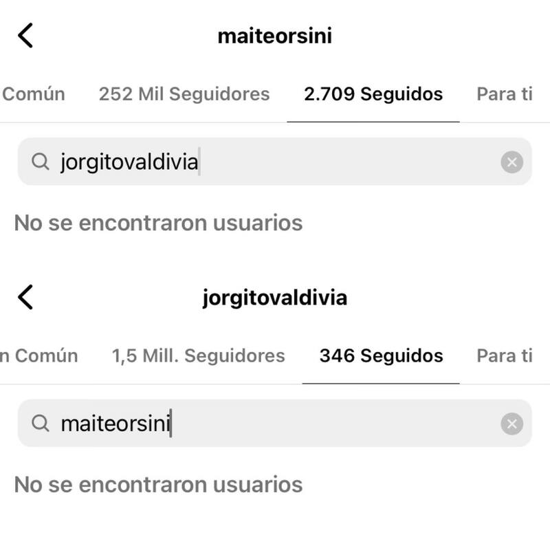 Imágen cortesía del influencer “Tio Michi” en donde se evidencia el distanciamiento de ambos en la red social