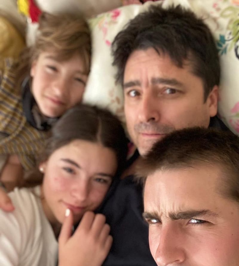 Jorge Zabaleta vivió el distanciamiento de su hijo por estudios.