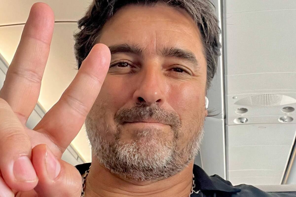 Jorge Zabaleta muestra su rutina de ejercicios.