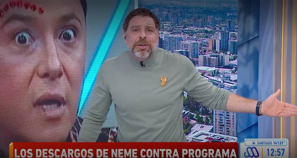 El periodista se lanzó contra Sergio Rojas.