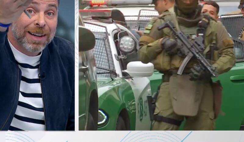 José Antonio Neme ofuscado contra delincuentes que dieron muerte de carabinero.