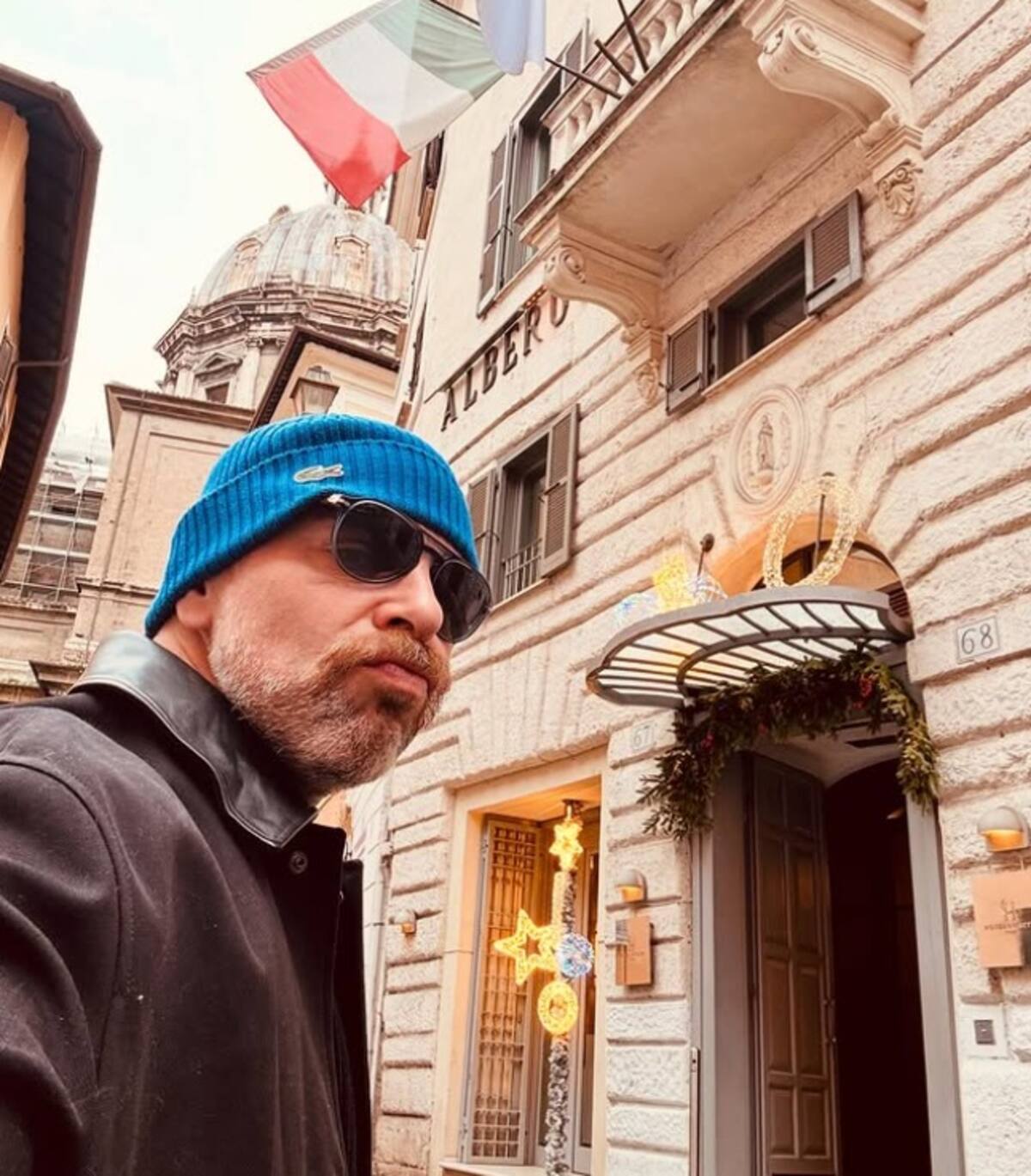 El animador de Mega se fue de viaje. Créditos: Instagram