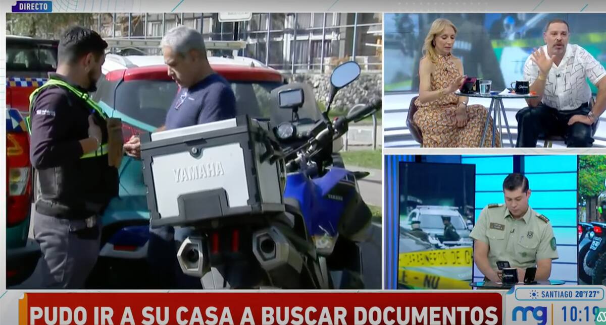 estalló contra un irresponsable motorista.