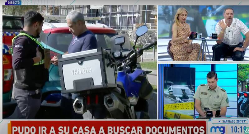 estalló contra un irresponsable motorista.