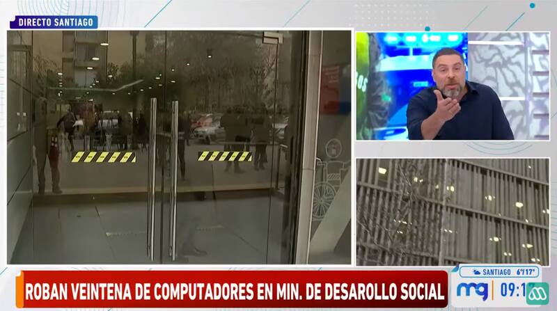 José Antonio Neme opinando ante la noticia del día que afecta al Ministerio de Desarrollo Social.
