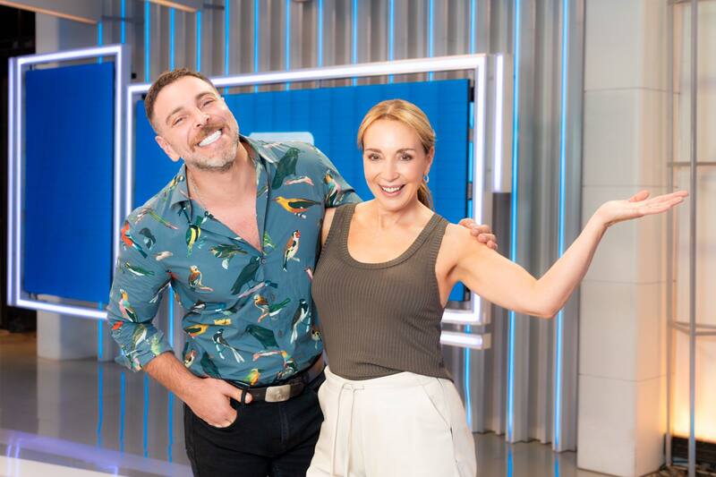 José Antonio Neme y Karen Doggenweiler en "Mucho Gusto" / Créditos: Mega