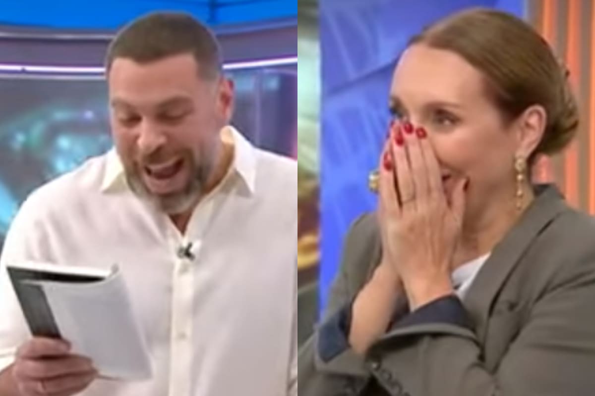 El sorpresivo chiste de José Antonio Neme a Karen Doggenweiler.