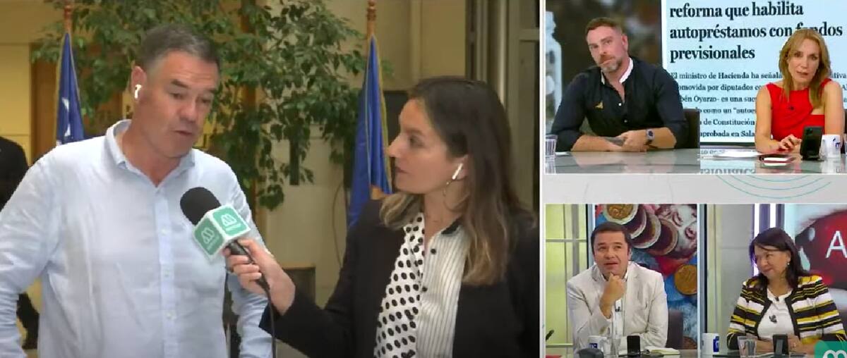 José Antonio Neme y Manuel José Ossandón en "Mucho Gusto" / Créditos: Reproducción