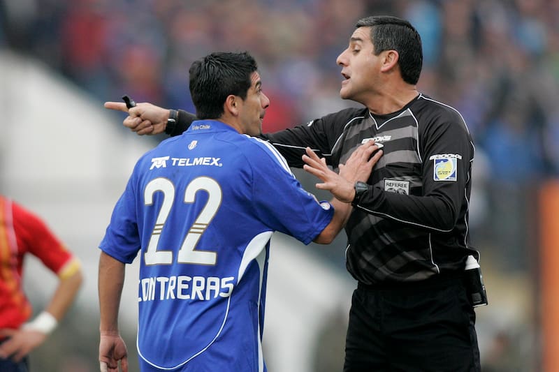 José Contreras en su época como jugador de Universidad de Chile.