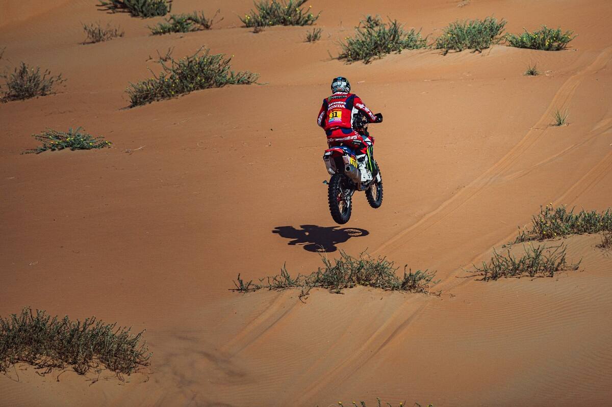 Nacho Cornejo sigue peleando en el Rally Dakar. Foto: HRC