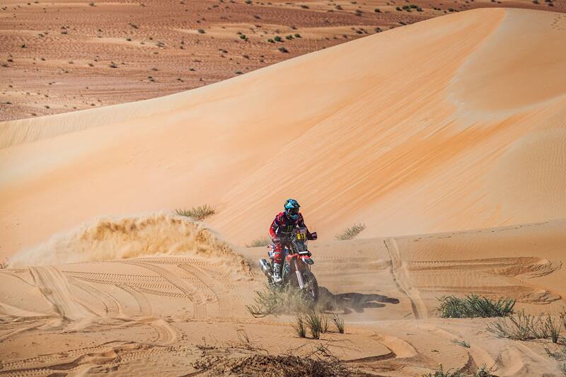 José Ignacio Cornejo en el Rally Dakar. Prensa HRC