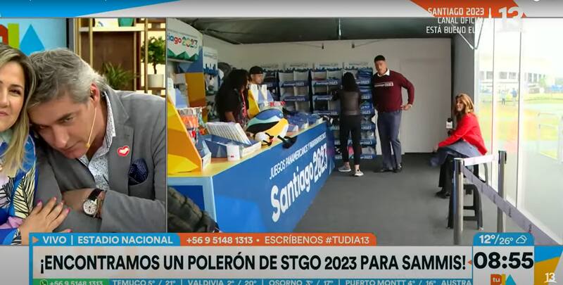 El periodista se puso triste en plena transmisión del matinal después que su compañera mostrara particular atención en el deportista de casi 2 metros de alto.