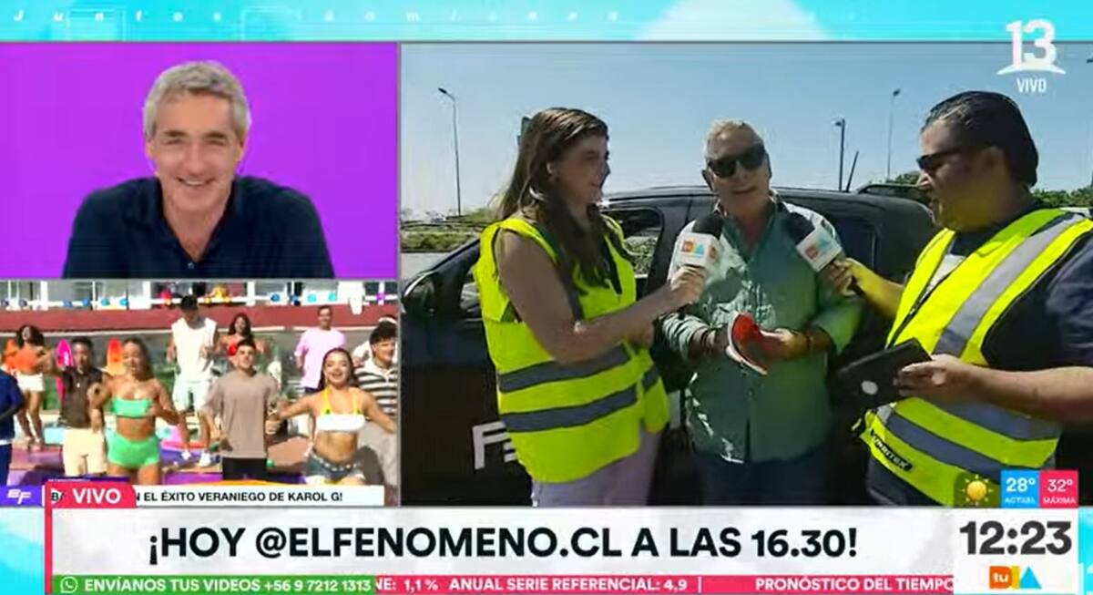 El animador de El Fenómeno conversó con Tu Día. Créditos: Captura Canal 13
