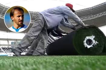 La categórica respuesta de José Pedro Fuenzalida por la decisión de poner pasto sintético en el nuevo San Carlos