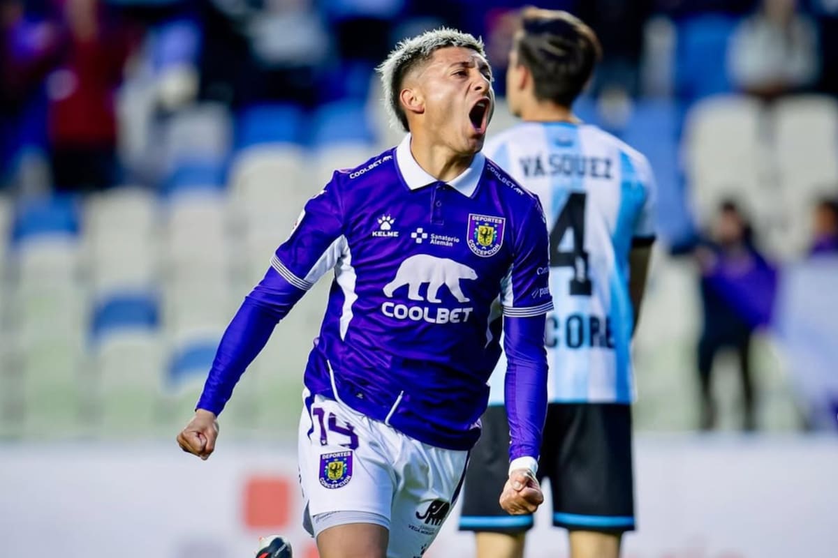El jugador en Deportes Concepción. Foto: @cotto_ovalle en Instagram.