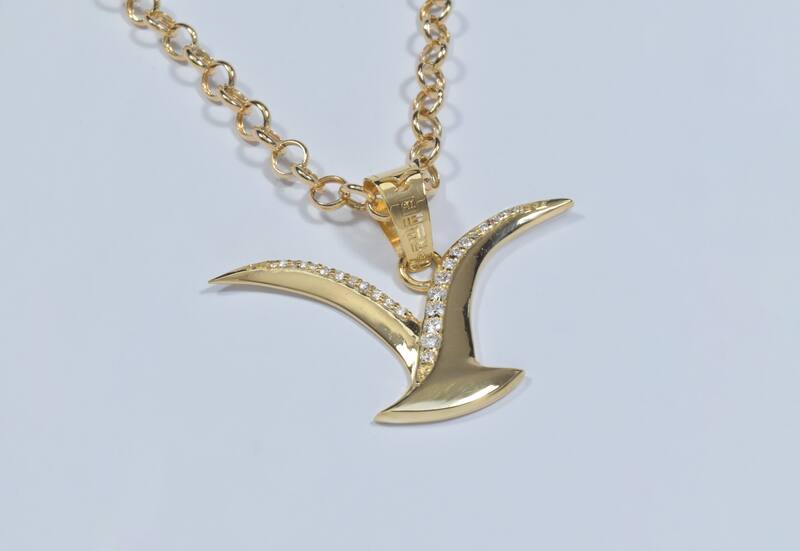 Este es el colgante que recaerá en manos de Bomberos. Créditos: Cedida