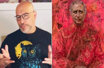 Juan Andrés Salfate revela señales satánicas en retrato del rey Carlos III