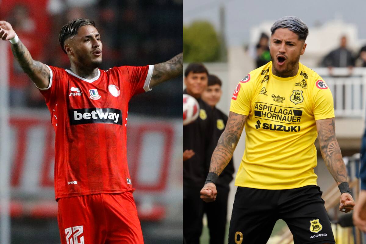 vistió las camisetas de Unión La Calera y San Luis en 2023. (Fotos: Aton)
