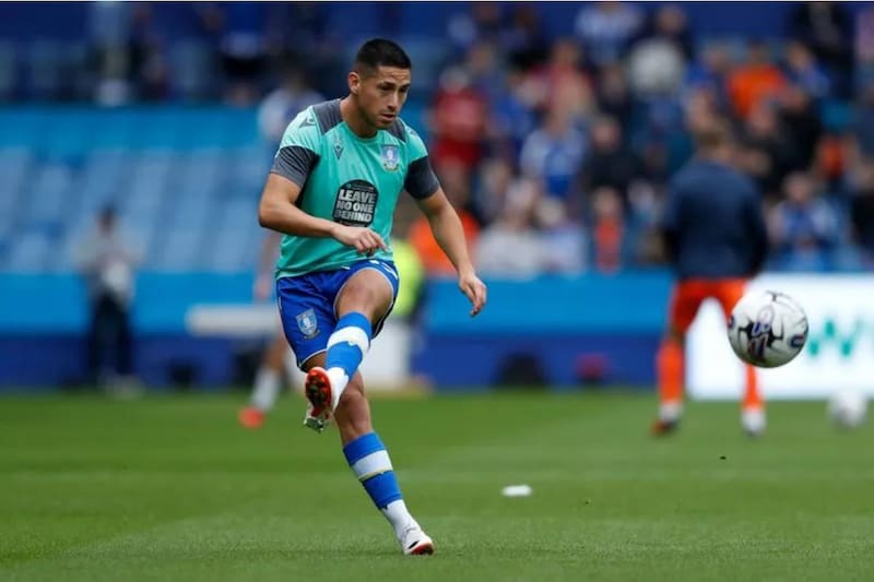 alcanzó a jugar 12 partidos en el Sheffield Wednesday antes de sufrir una grave lesión de cadera.