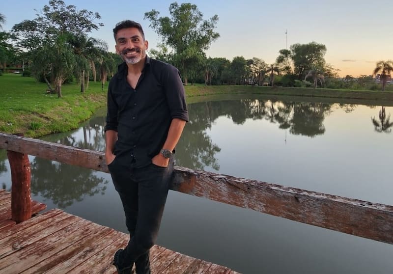 . El exfutbolista argentino intentó ser concejal al otro lado de la Cordillera.