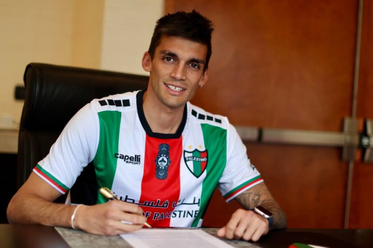 Juan Fernando Garro, nuevo refuerzo de Palestino. Foto: Prensa Palestino.