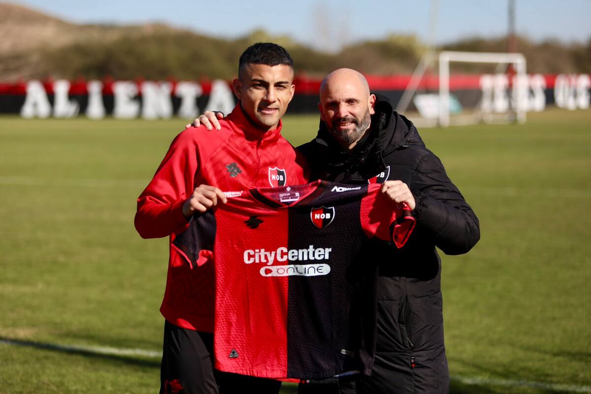 en su presentación en Newell's Old Boys.