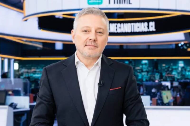El periodista regresó al noticiero de Mega.