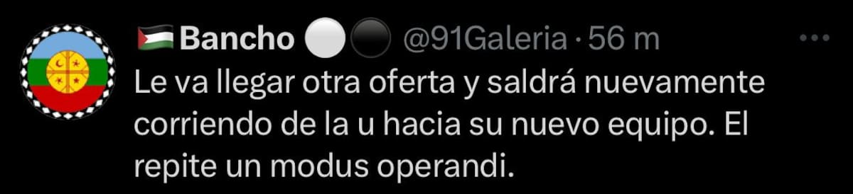 Hinchas de Colo Colo reaccionan a la llegada de Juan Martín Lucero.