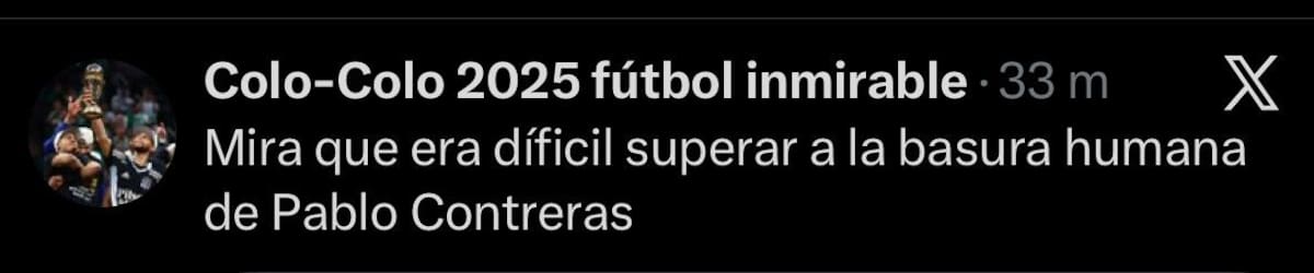 Hinchas de Colo Colo reaccionaron a la llegada de Juan Martín Lucero a Universidad de Chile.