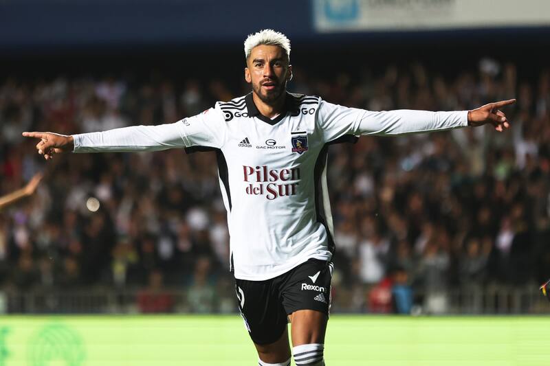 Juan Martín Lucero anotó 24 goles con Colo Colo en la temporada 2022. (Foto: Agencia Aton)