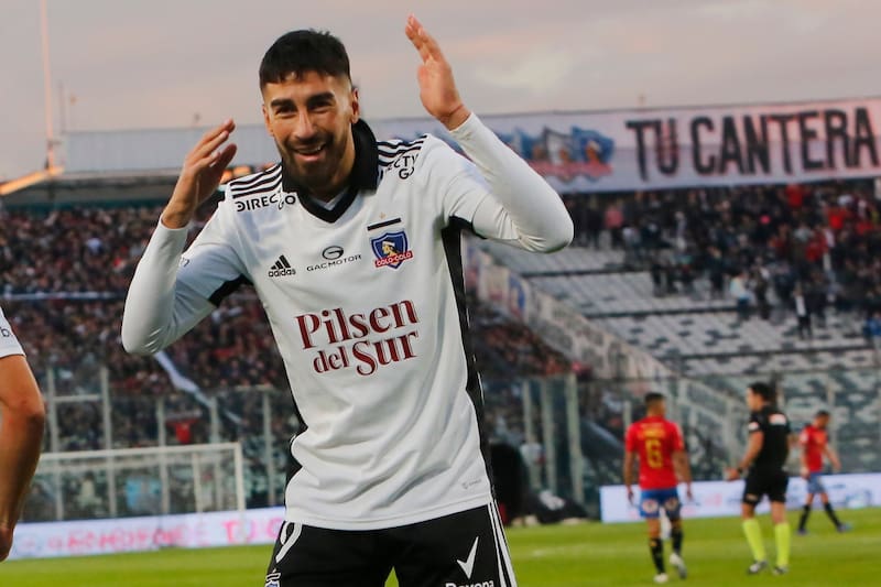 El argentino en su época en Colo Colo.