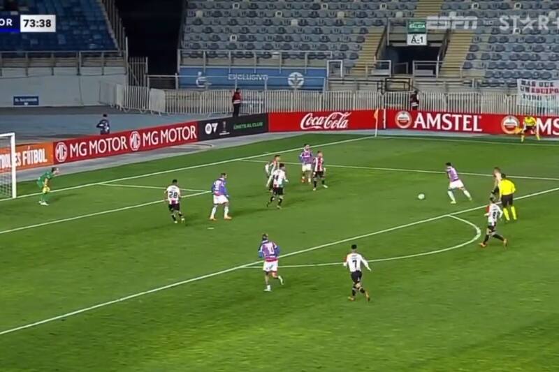 anotó el 2-0 parcial de Fortaleza ante Palestino.