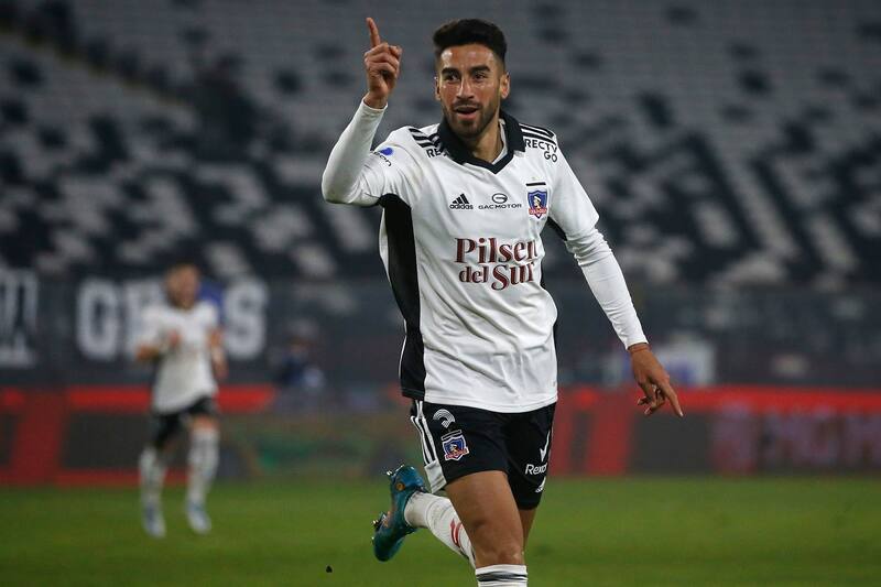 Juan Martín Lucero marcó 24 goles en su única temporada en Colo Colo. Agencia Aton.