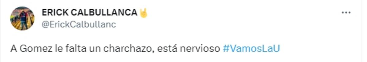 Los comentarios de los hinchas de la U contra Juan Pablo Gómez.
