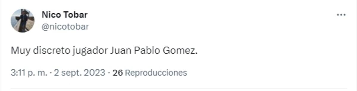 Los comentarios de los hinchas de la U contra Juan Pablo Gómez.