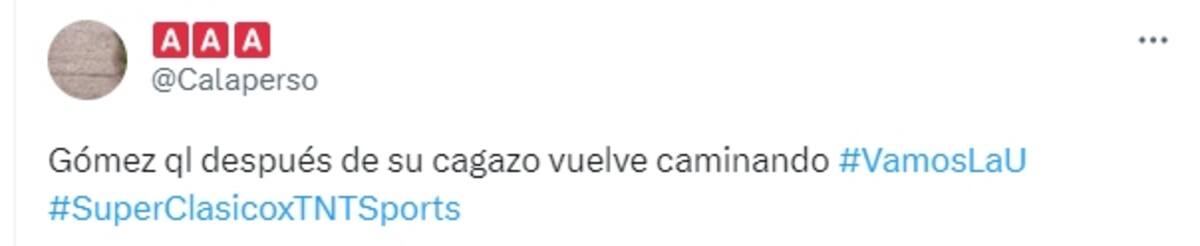 Los comentarios de los hinchas de la U contra Juan Pablo Gómez.