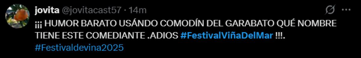 El humorista no convenció a algunos internautas.
