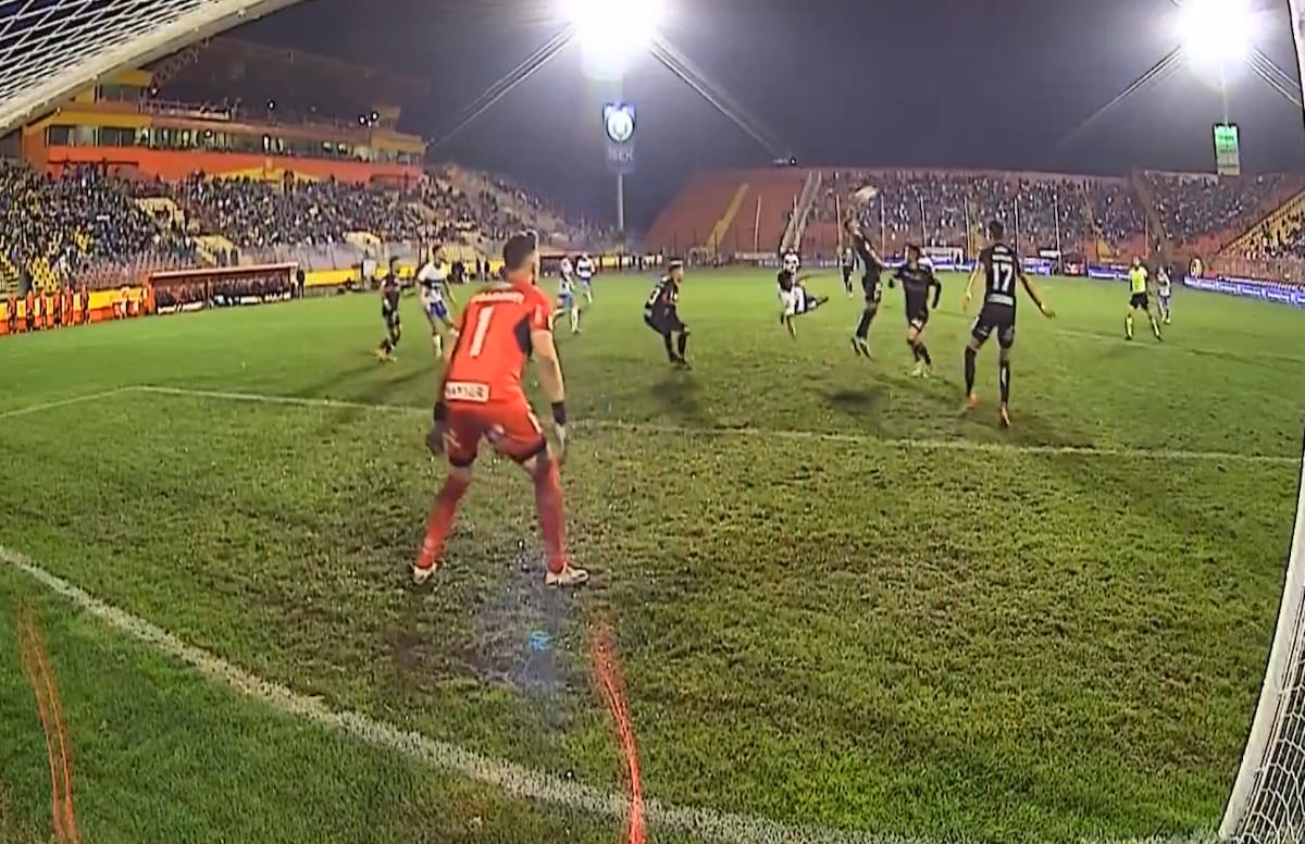 de chilena ante Palestino.