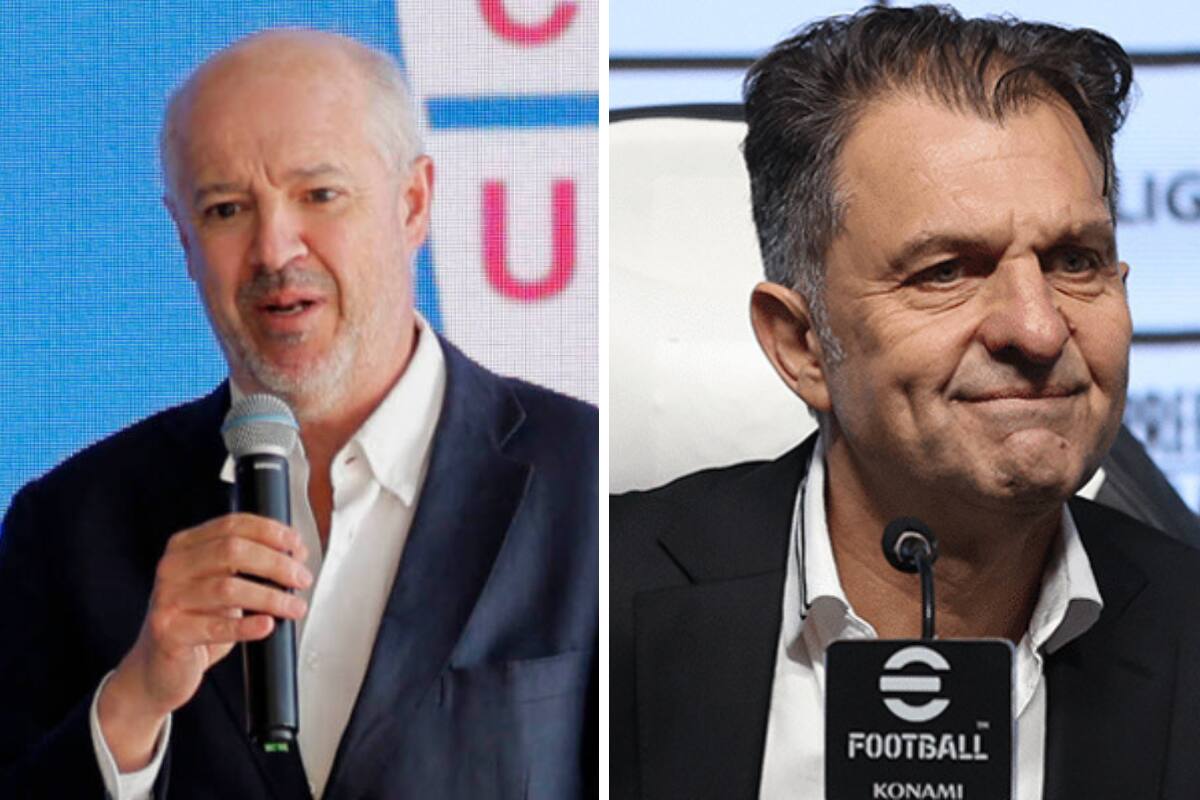 . Presidentes de Universidad Católica y Colo Colo, respectivamente.