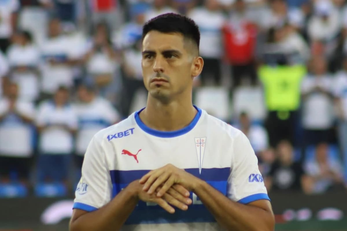 El jugador de la UC en el Claro Arena.